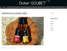 Tablet Screenshot of didiergoubet.com